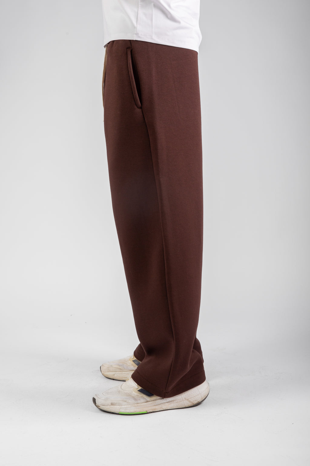 Dark Brown Ballon Fit Sweatpants
