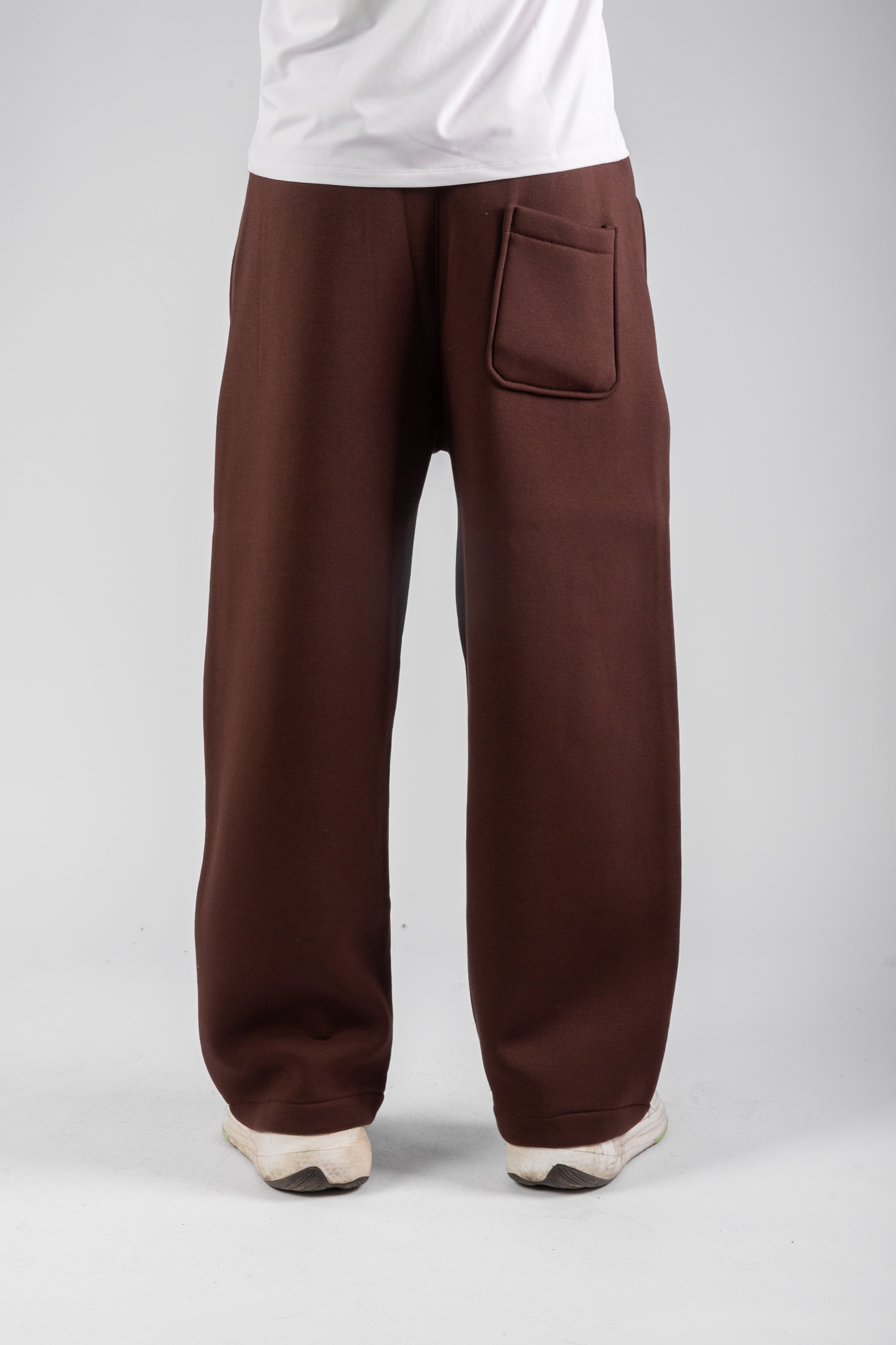 Dark Brown Ballon Fit Sweatpants