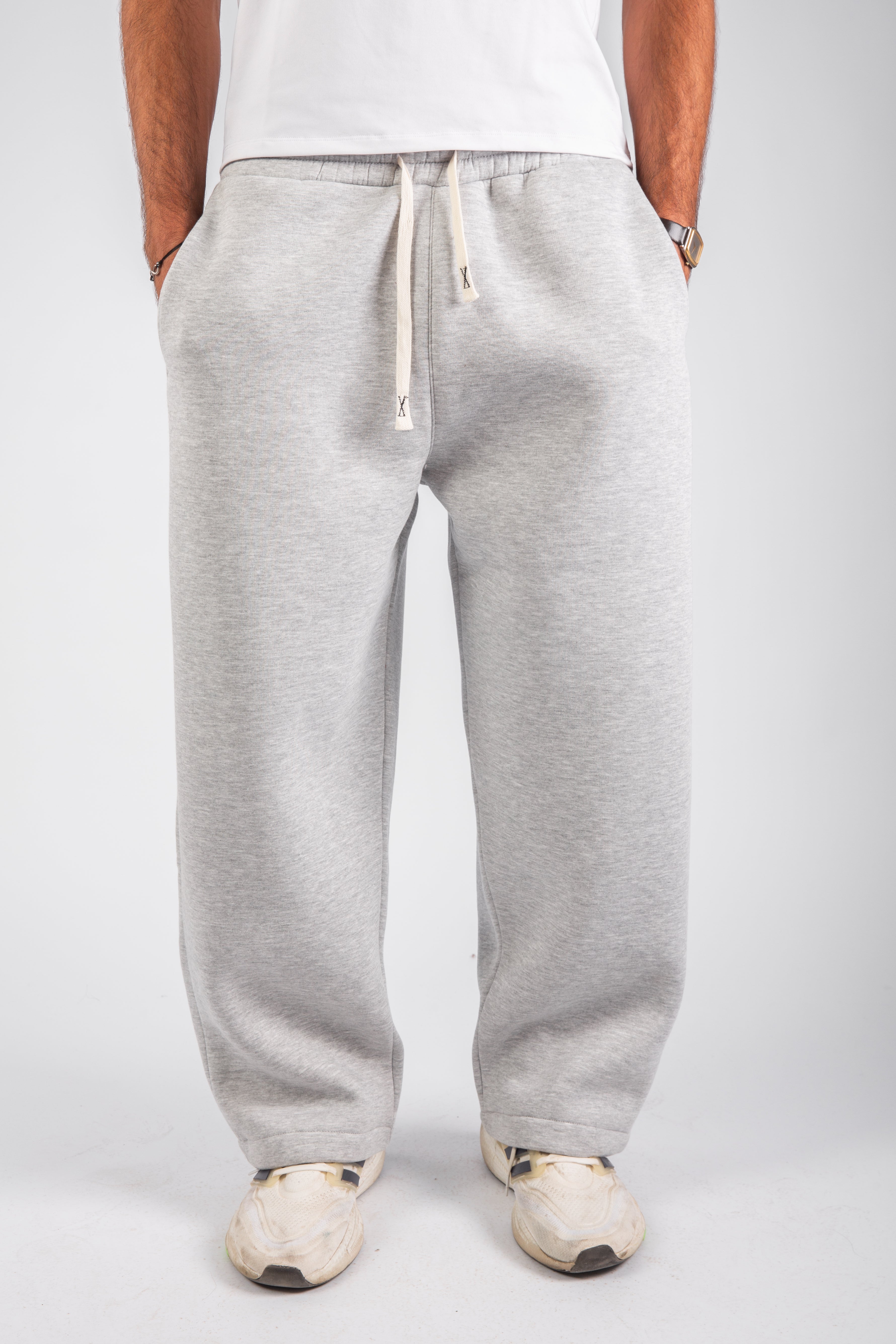 Grey Ballon Fit Sweatpants
