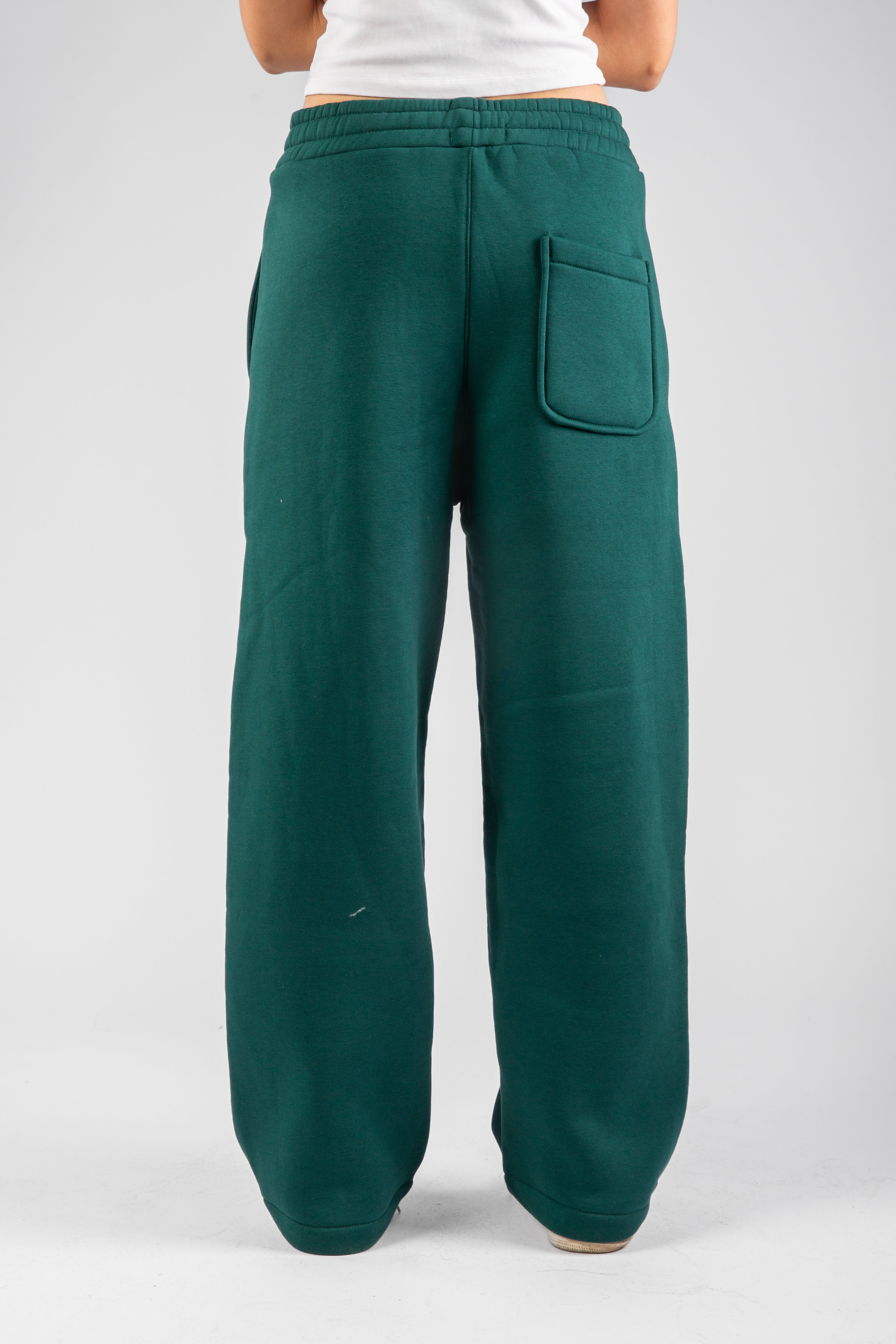 Green Ballon Fit Sweatpants